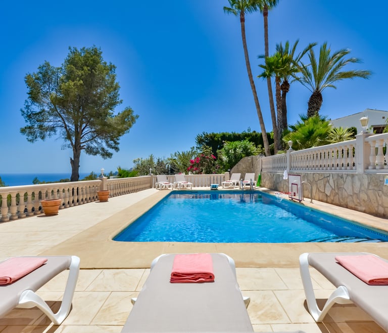 Alquiler de villa en Benissa, GARROFER en Benissa - Piscina