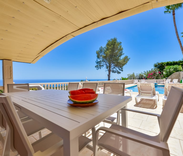 Alquiler de villa en Benissa, GARROFER en Benissa - Piscina