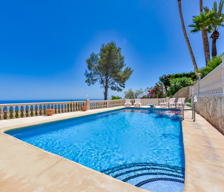 Alquiler de villa en Benissa, GARROFER en Benissa - Piscina