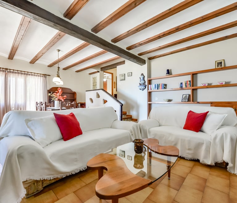 Alquiler de villa en Benissa, GARROFER en Benissa - Salón