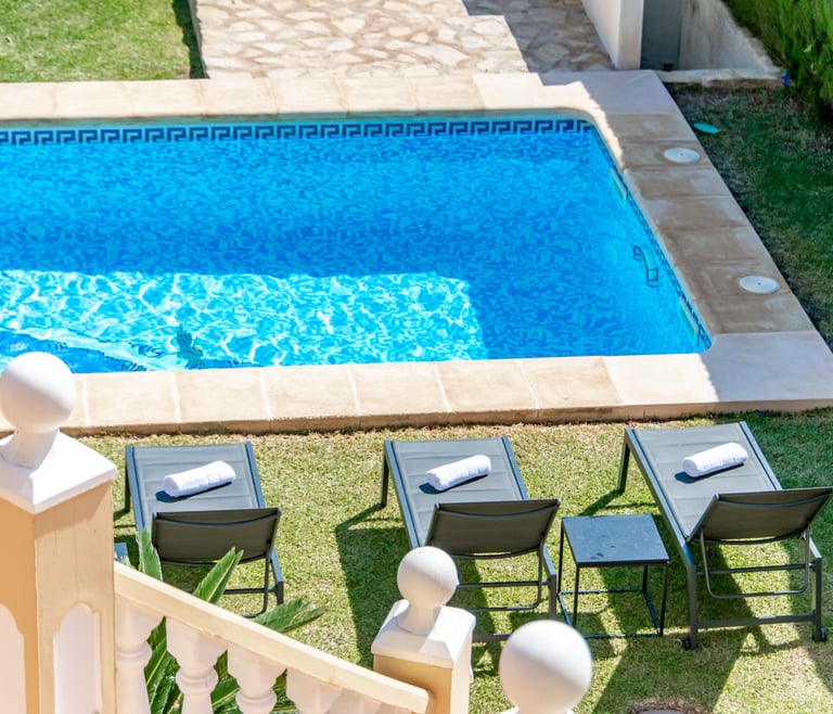 Alquiler de villa en Moraira, CLEO con Piscina Climatizada  en Moraira - Piscina