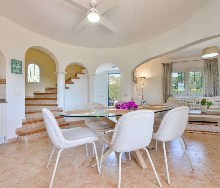Alquiler de villa en Moraira, CLEO con Piscina Climatizada  en Moraira - Salón