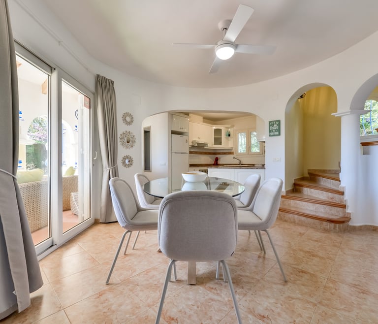 Alquiler de villa en Moraira, CLEO con Piscina Climatizada  en Moraira - Salón
