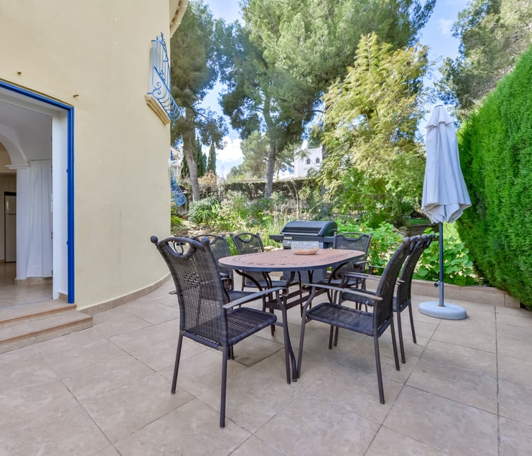 Alquiler de villa en Moraira, CLEO con Piscina Climatizada  en Moraira - Terraza