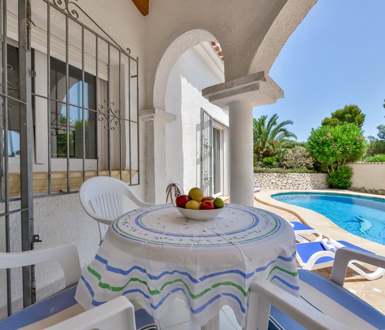 Villa à louer à Moraira, SEBASTIAN à Moraira - Terrasse