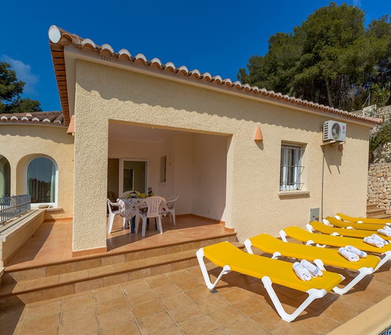 Alquiler de villa en Benissa ESTEFANIA en Benissa - Terraza