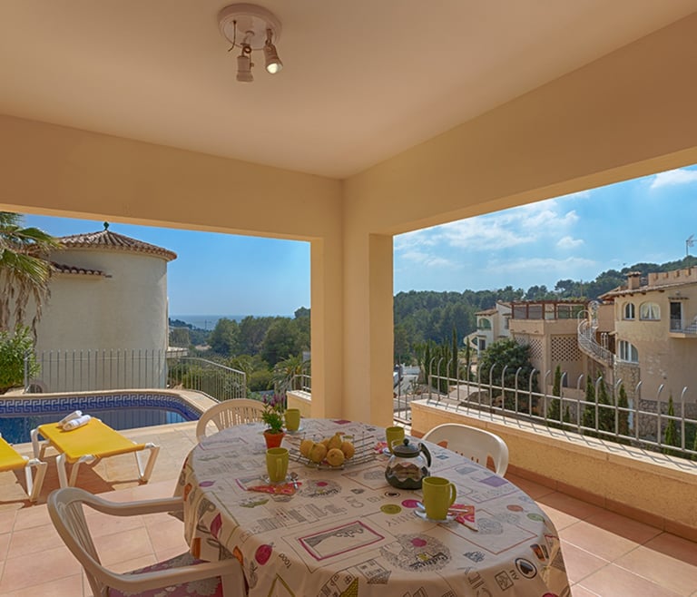 Alquiler de villa en Benissa ESTEFANIA en Benissa - Terraza