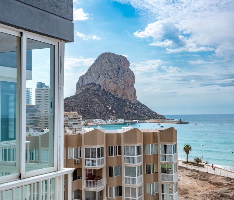 Appartement te huur in Calpe, REYNA en Calpe - Uitzichten