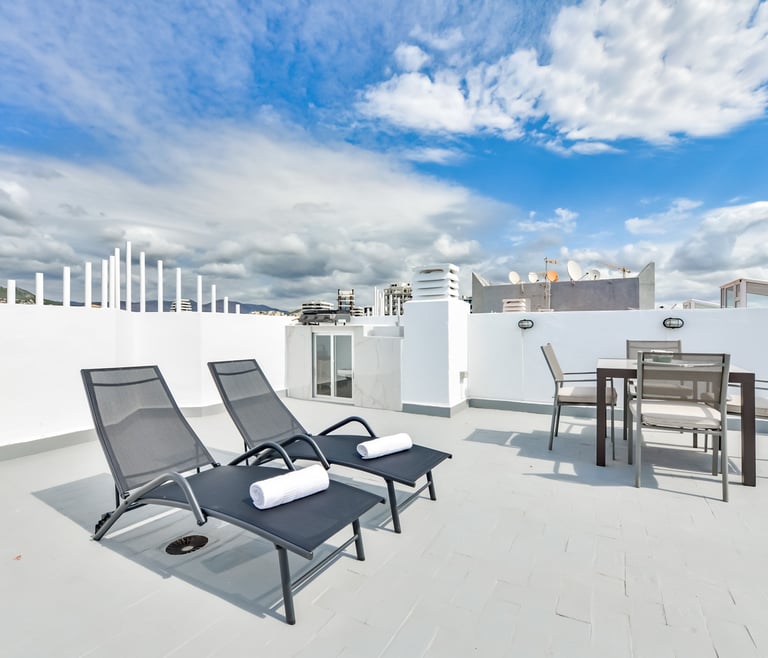 Appartement te huur in Calpe, REYNA en Calpe - Terras