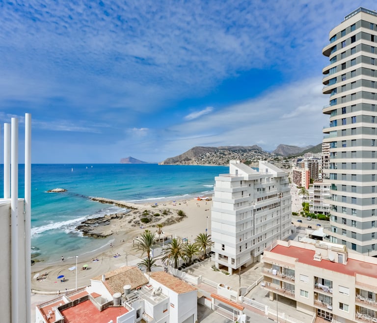 Appartement te huur in Calpe, REYNA en Calpe - Uitzichten