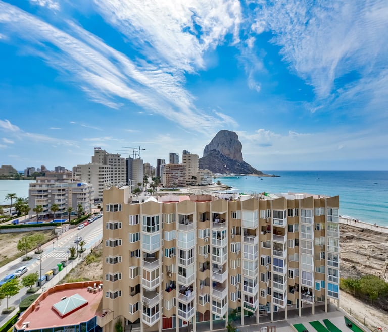 Appartement te huur in Calpe, REYNA en Calpe - Uitzichten