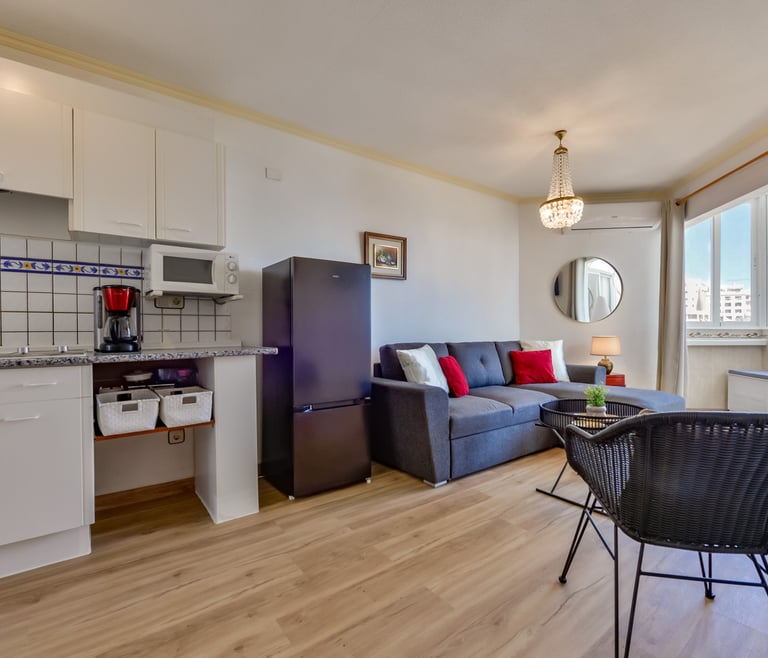 Appartement te huur in Calpe, REYNA en Calpe - Salon