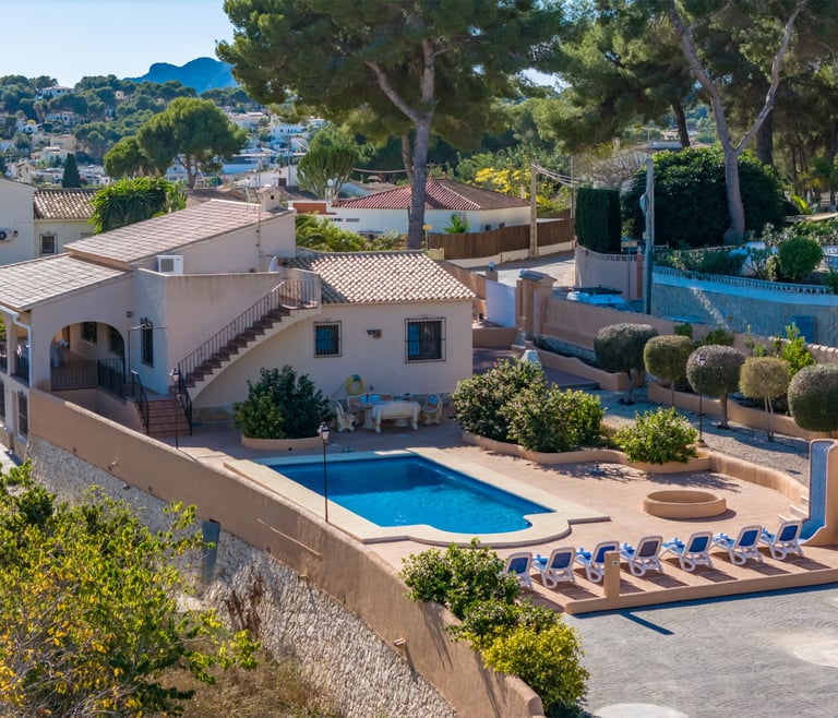 Location de vacances à Moraira FINA à Moraira - Plans de la maison