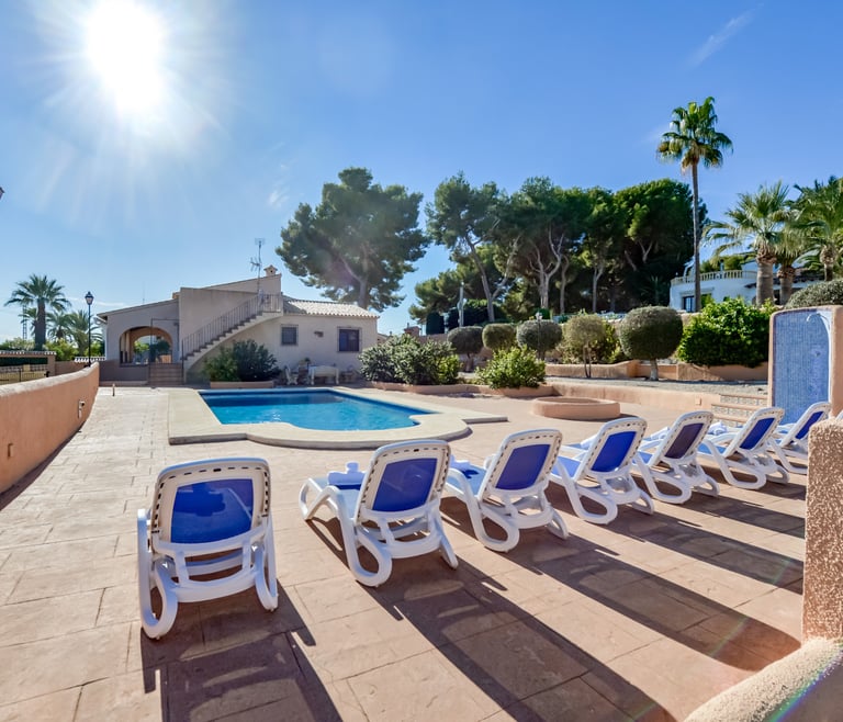 Location de vacances à Moraira FINA à Moraira - Piscine