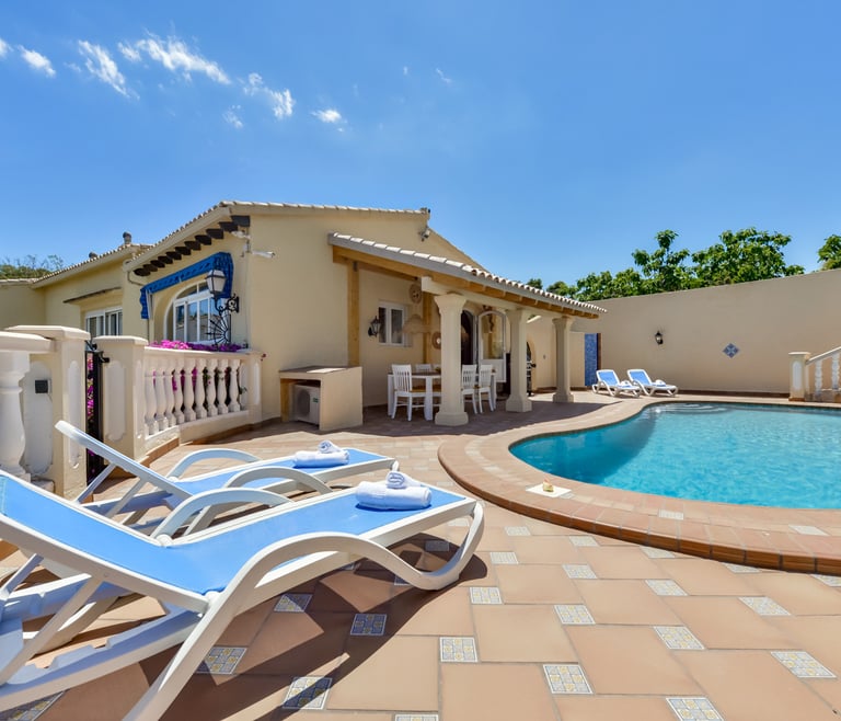 Villa for rent in Benissa, CASCADA in Benissa - Terrace