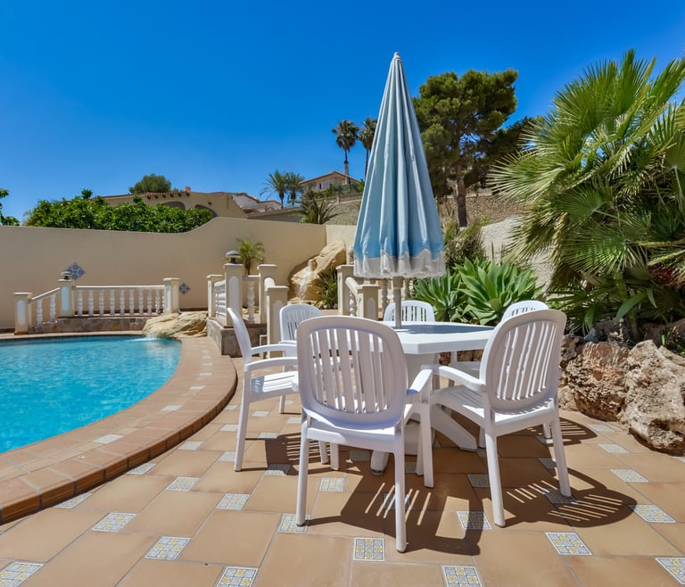 Villa for rent in Benissa, CASCADA in Benissa - Terrace