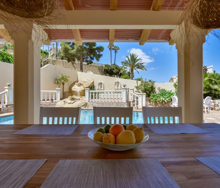 Villa for rent in Benissa, CASCADA in Benissa - Terrace