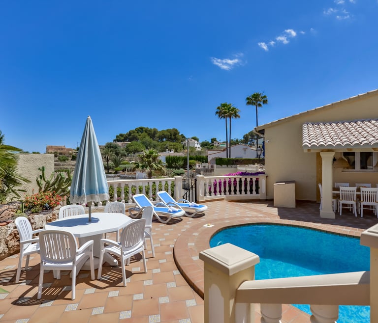 Villa for rent in Benissa, CASCADA in Benissa - Terrace