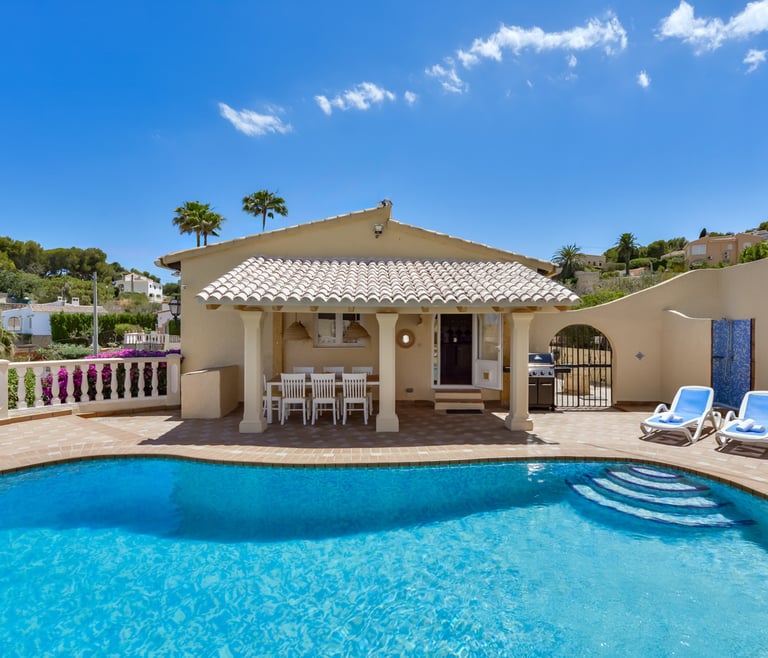 Villa for rent in Benissa, CASCADA in Benissa - Swimming pool