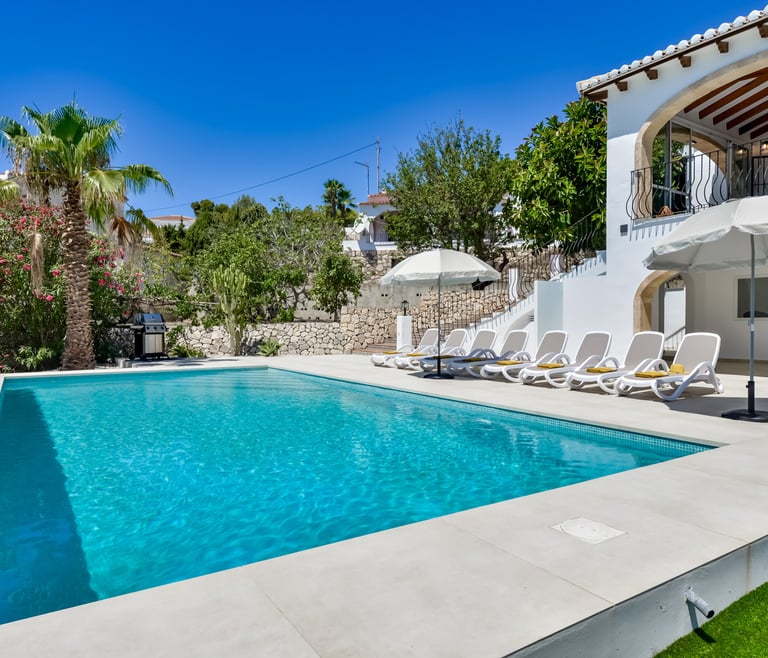 Alquiler de villa en Benissa, MARIO en Benissa - Piscina