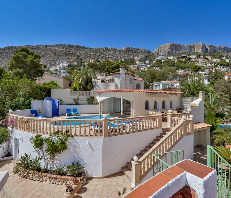 Alquiler de villa en Calpe, ENCANTO en Calpe - Frontal
