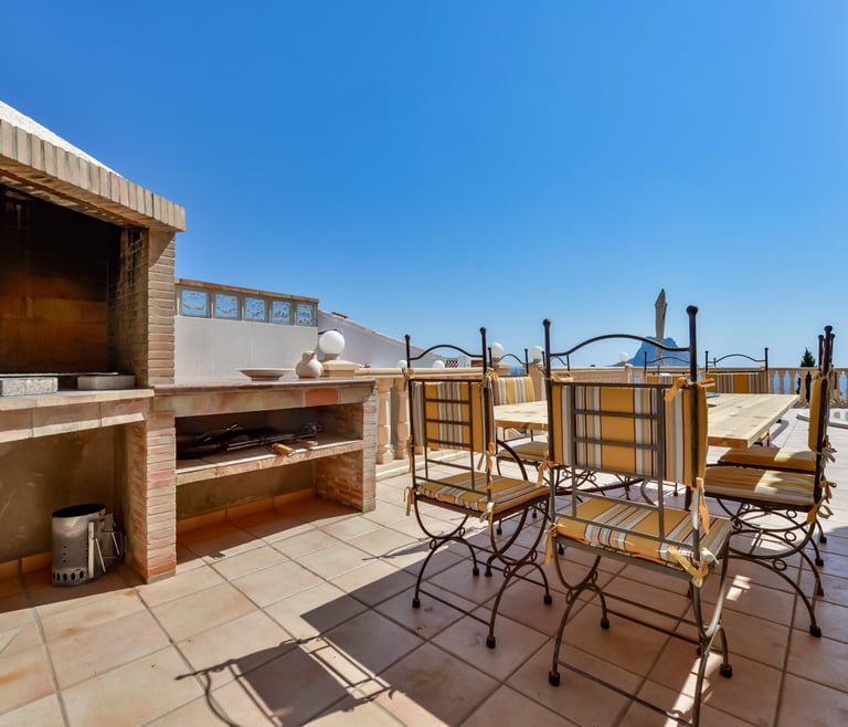 Alquiler de villa en Calpe, ENCANTO en Calpe - Terraza