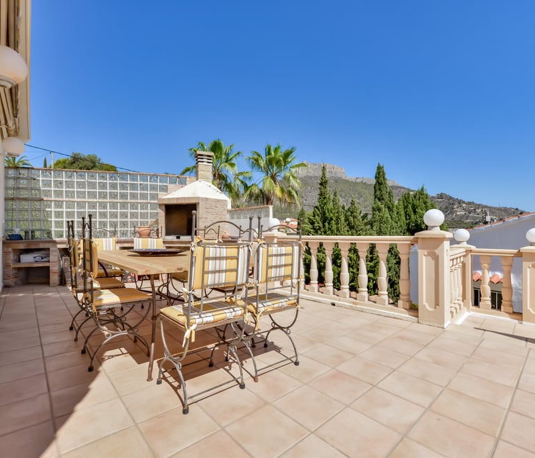 Alquiler de villa en Calpe, ENCANTO en Calpe - Terraza