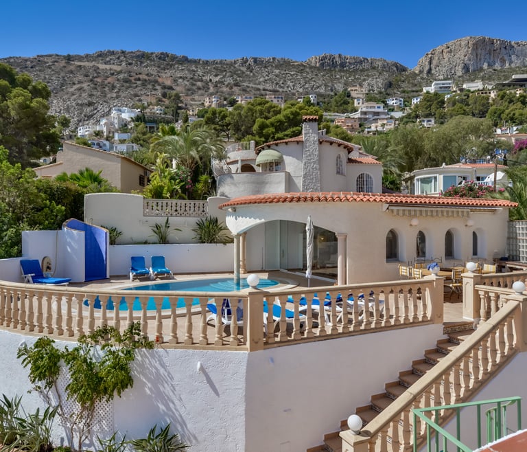 Alquiler de villa en Calpe, ENCANTO en Calpe - Frontal