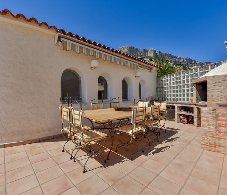 Alquiler de villa en Calpe, ENCANTO en Calpe - Terraza