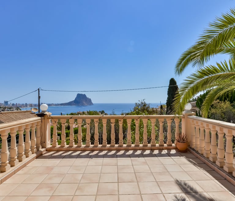 Alquiler de villa en Calpe, ENCANTO en Calpe - Terraza