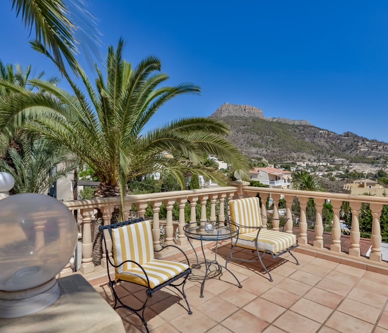 Alquiler de villa en Calpe, ENCANTO en Calpe - Terraza