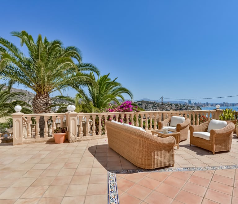 Alquiler de villa en Calpe, ENCANTO en Calpe - Terraza