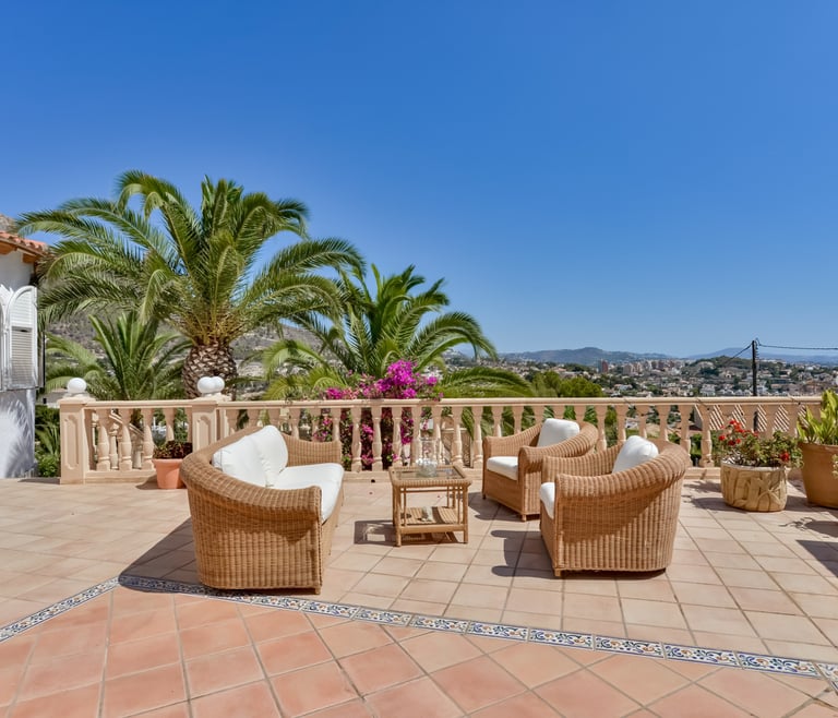 Alquiler de villa en Calpe, ENCANTO en Calpe - Terraza