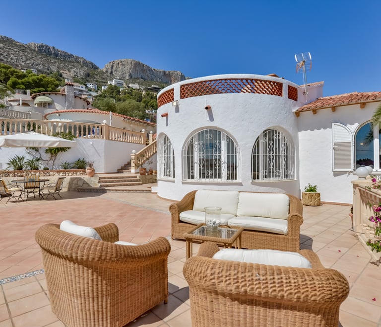 Alquiler de villa en Calpe, ENCANTO en Calpe - Terraza