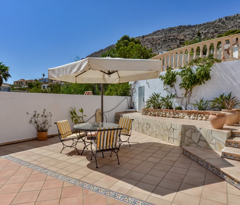 Alquiler de villa en Calpe, ENCANTO en Calpe - Terraza
