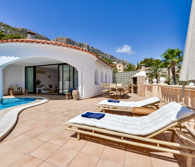 Alquiler de villa en Calpe, ENCANTO en Calpe - Terraza