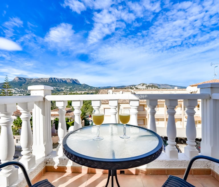 Apartment for rent in Calpe PUEBLO CASA NOVA in Calpe / Calp - Terrace