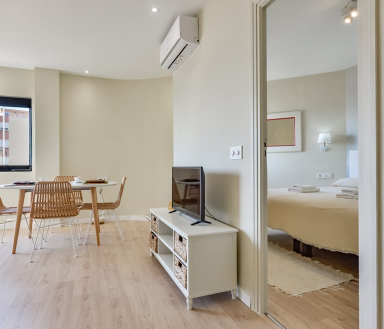 Alquiler de apartamento en Moraira, Castell en Moraira - Salón