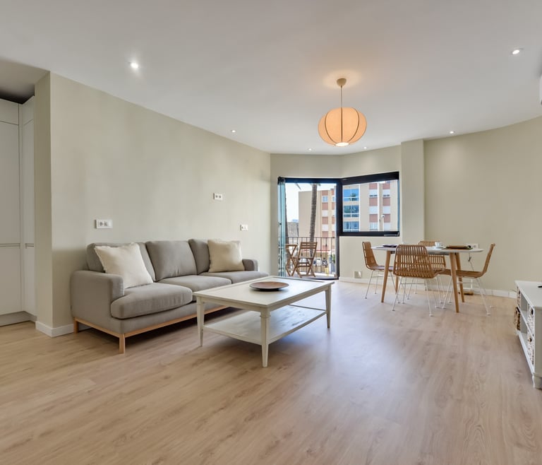 Alquiler de apartamento en Moraira, Castell en Moraira - Salón