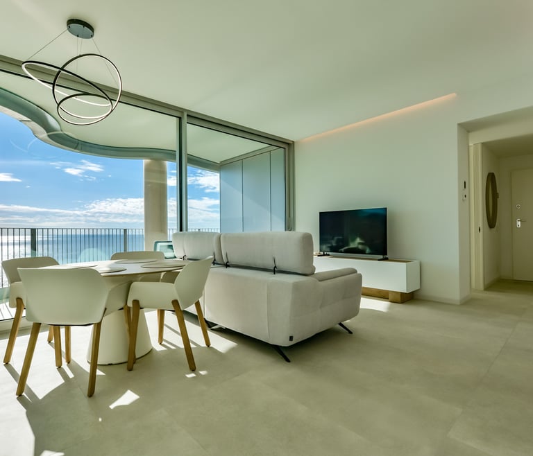 Vakantiewoning te huur bij de zee in Calpe, EVOLUTION en Calpe - Salon