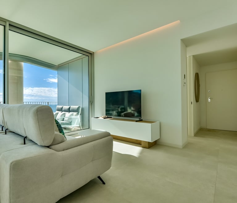 Vakantiewoning te huur bij de zee in Calpe, EVOLUTION en Calpe - Salon