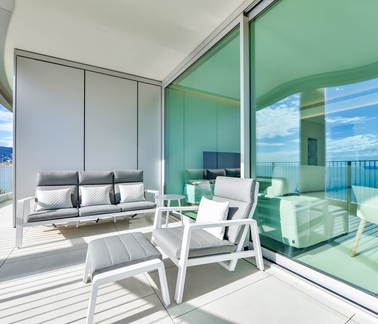 Vakantiewoning te huur bij de zee in Calpe, EVOLUTION en Calpe - Terras