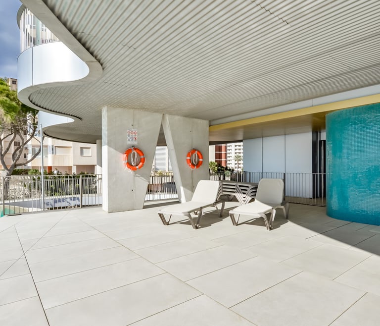 Vakantiewoning te huur bij de zee in Calpe, EVOLUTION en Calpe - Terras