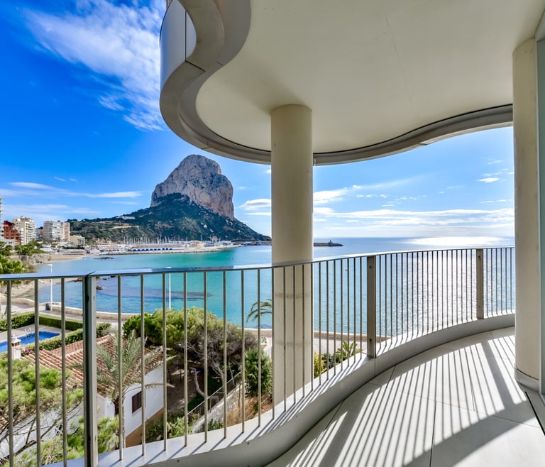 Vakantiewoning te huur bij de zee in Calpe, EVOLUTION en Calpe - Uitzichten