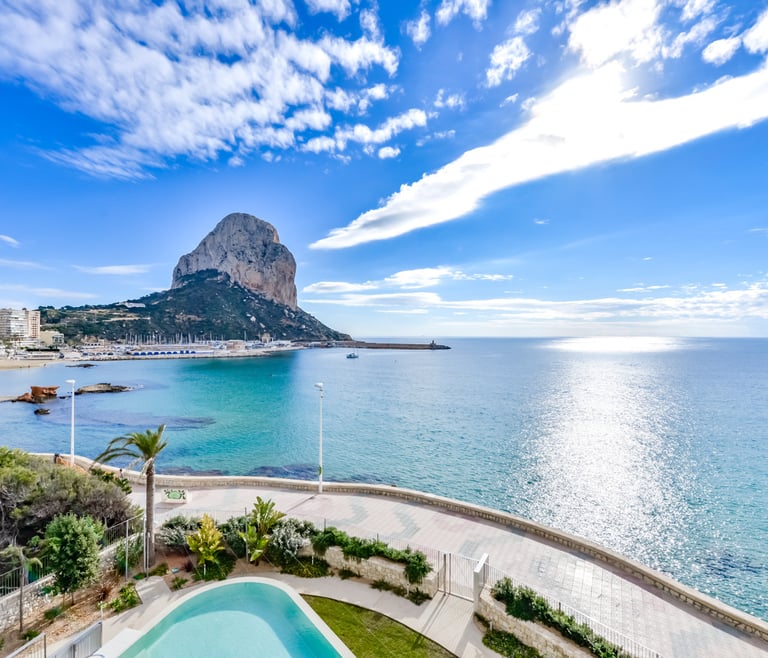 Vakantiewoning te huur bij de zee in Calpe, EVOLUTION en Calpe - Uitzichten