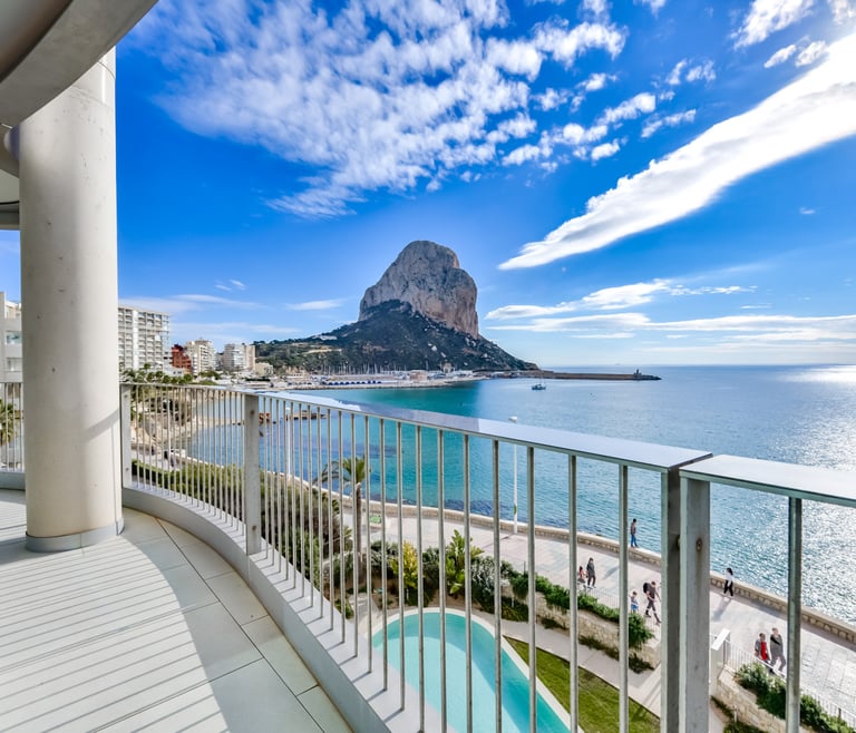 Vakantiewoning te huur bij de zee in Calpe, EVOLUTION en Calpe - Uitzichten