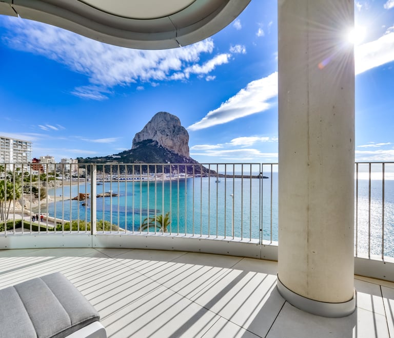 Vakantiewoning te huur bij de zee in Calpe, EVOLUTION en Calpe - Uitzichten