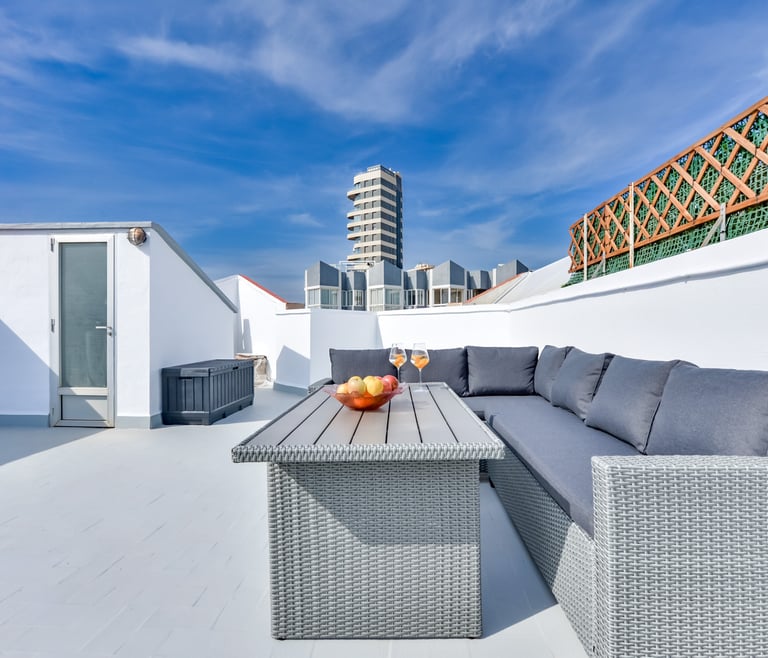 Appartement te huur in Calpe, PRINCESA en Calpe - Terras
