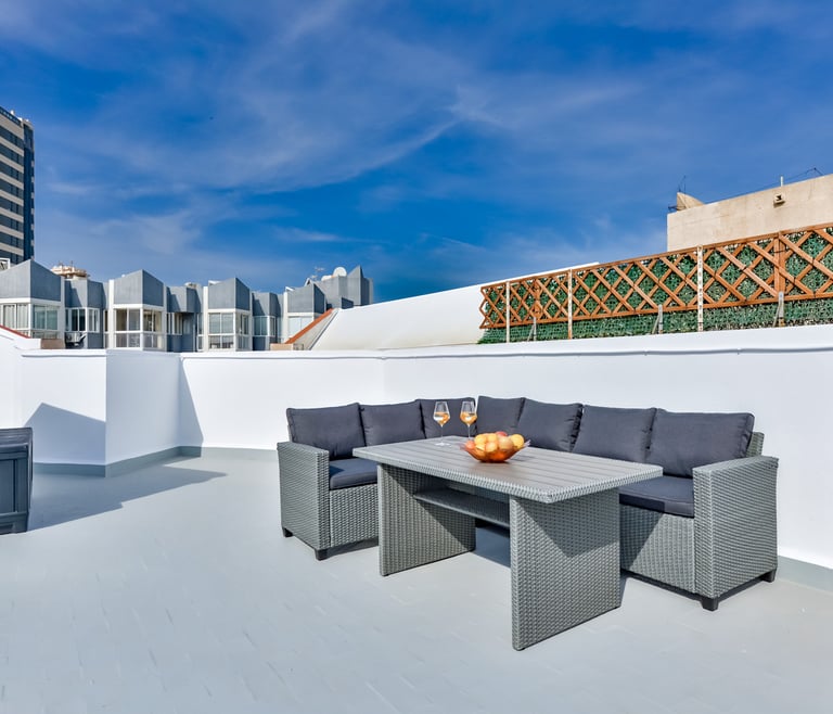 Appartement te huur in Calpe, PRINCESA en Calpe - Terras