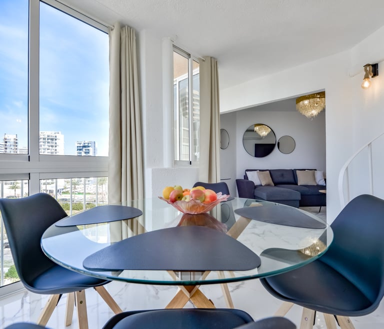 Appartement te huur in Calpe, PRINCESA en Calpe - Eetkamer